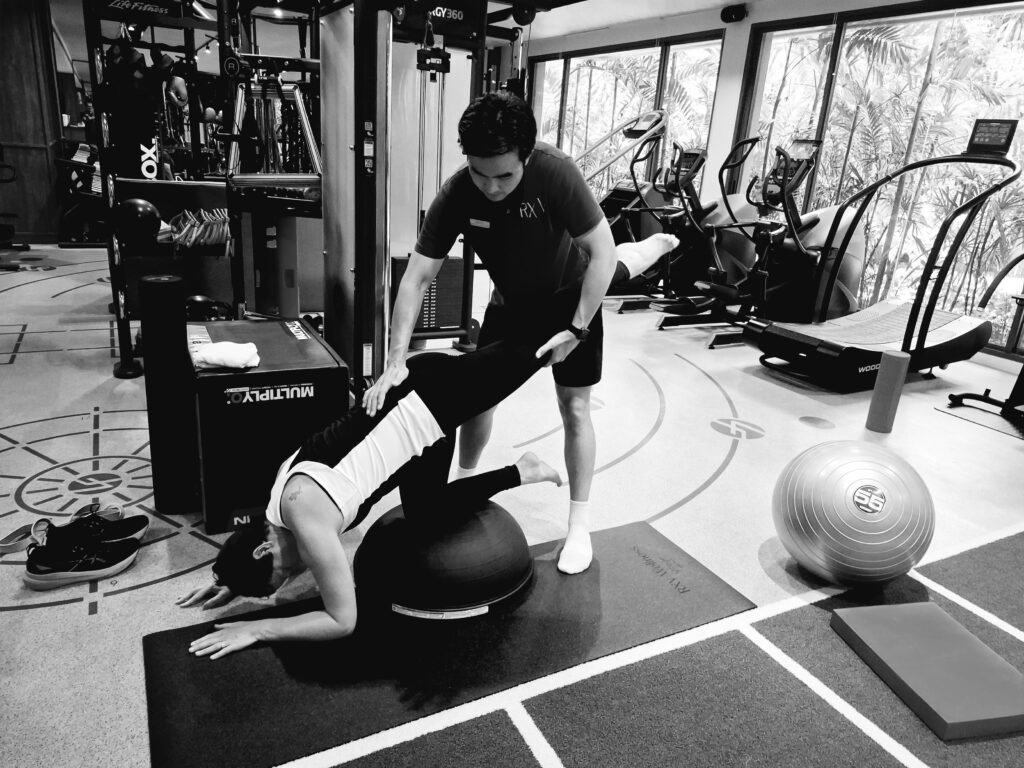 woman exercising at RXV Wellness Village